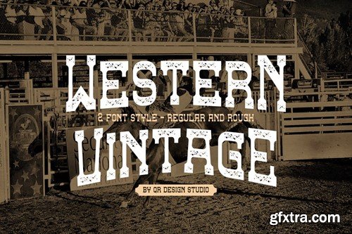 Golder Western - Typeface Font AESTNPC