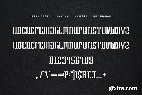 Desire Ghotiks - Blackletter & Artdeco Font YDRPDRZ