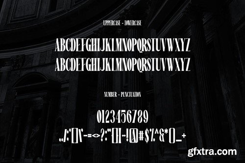 Qeichin Fallen - Font XHPVJ7K