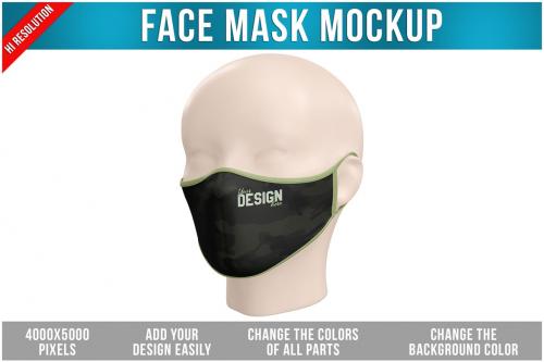 Face Mask Mockup