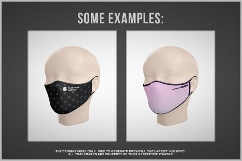 Face Mask Mockup