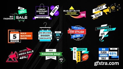 Videohive Discounts Badges 50890432