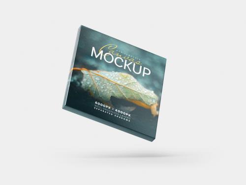 Square Canvas Mockup - 447783369