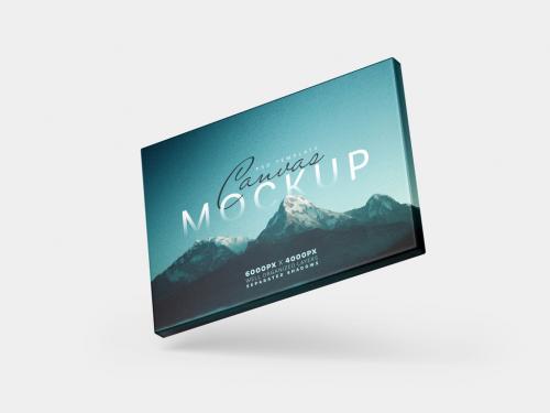 Horizontal Canvas Mockup - 447783381