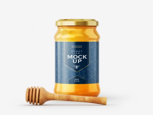 Honey Jar Mockup - 447783385