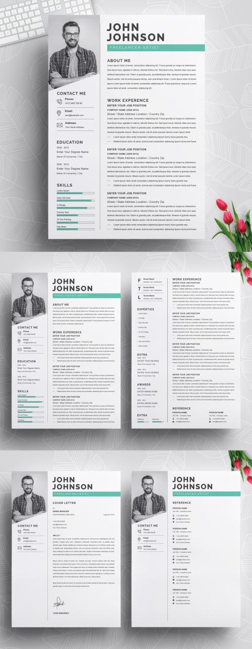 Clean and Professional Resume Layout - 447787268