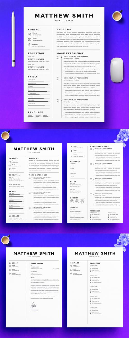 Professional Resume Layout - 447787270