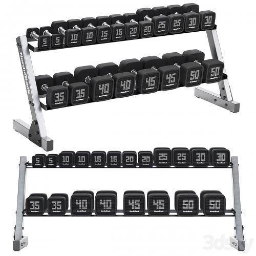 Premium Dumbbell Set and Dumbbell Rack