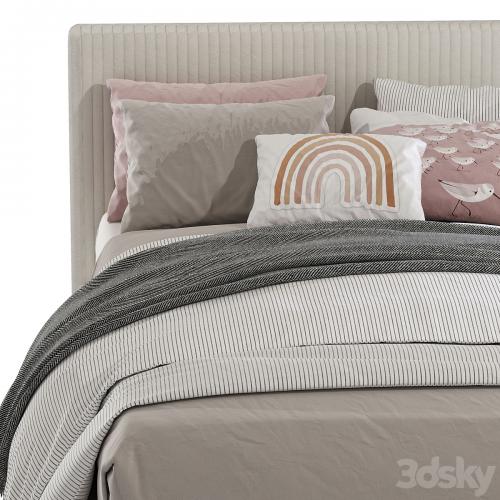 Roar / Rabbit Pleated Upholstered Bed 218