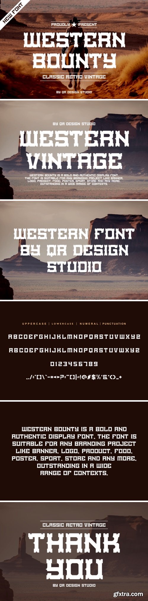 Western Bounty Font