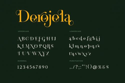 Derojela Serif Font