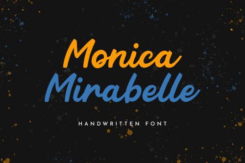 Monica Mirabelle Handwritten Script