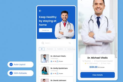ConsultaDoc - Doctor Appointment Mobile App