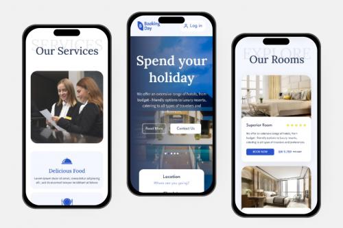 Booking Day - Hotel Booking Landing Page