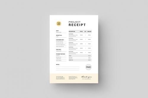 Proposal Invoice Business Sheet