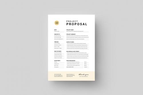 Proposal Invoice Business Sheet