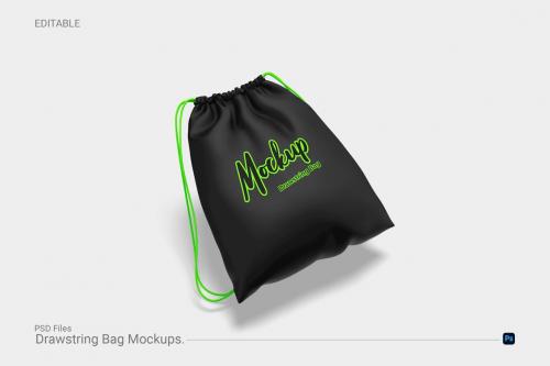 Drawstring Bag Mockup