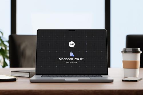 Macbook / Laptop Mockup Office