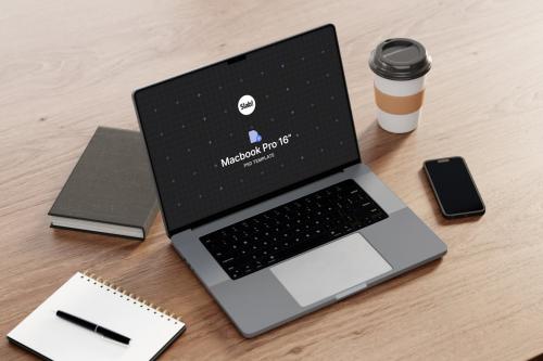 Macbook / Laptop Mockup Office