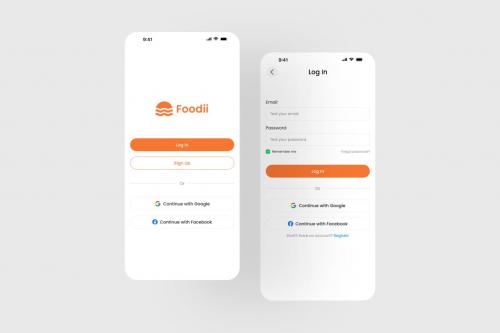 Foodii - Cooking Recipes App UI Kit
