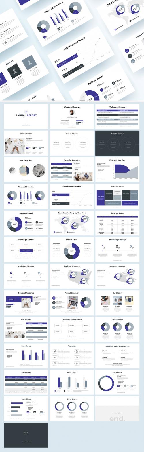 Annual Report Presentation Layout - 447927625