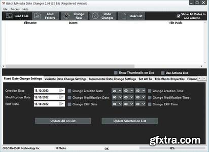 IRedSoft Batch MMedia Date Changer 2.18