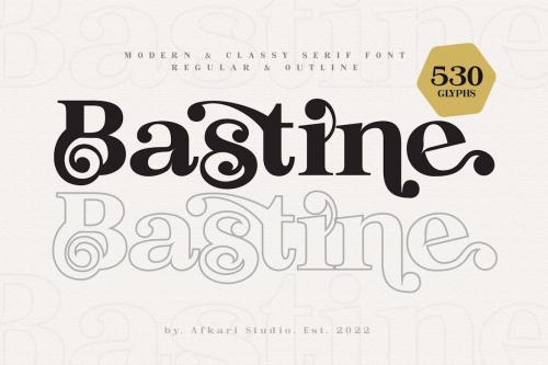 Bastine Modern Classy Serif Font