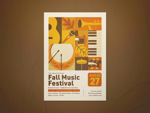 Fall Music Flyer - 447929200