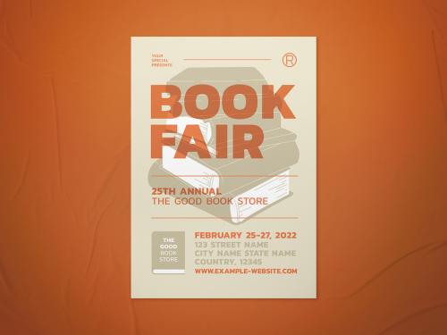 Book Fair Event Flyer - 447929201