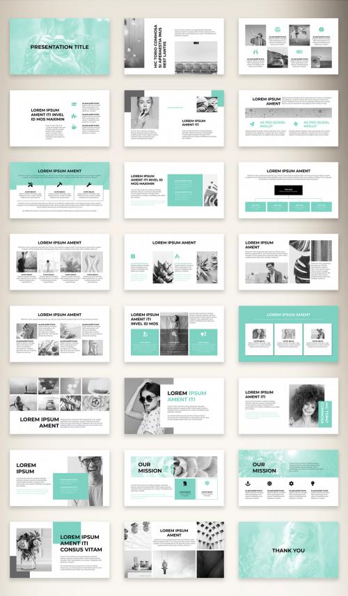 Simple and Neutral Business Presentation - 448150063