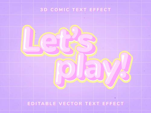 Editable Comic Text Effect Layout - 448647859