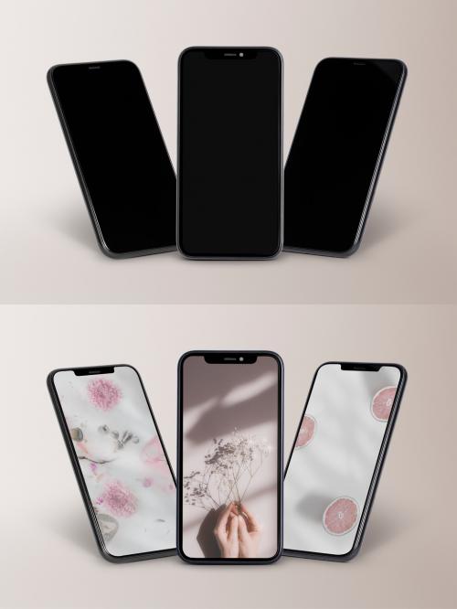 Mobile Phone Screen Mockups - 448647861