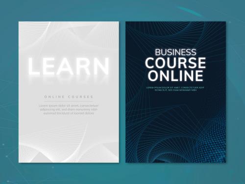 Online Business Course Poster Layout - 448647867