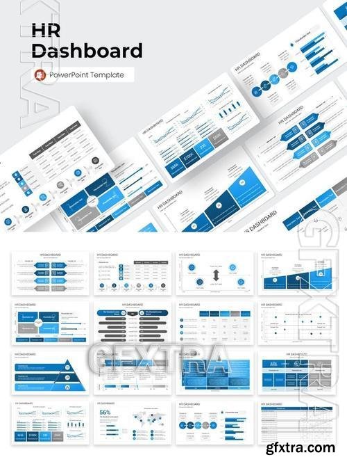 HR Dashboard PowerPoint Template WQA8EZ8