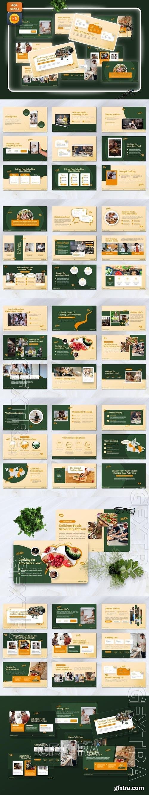 Cooks - Cooking Class Powerpoint Template 8NY4D5S