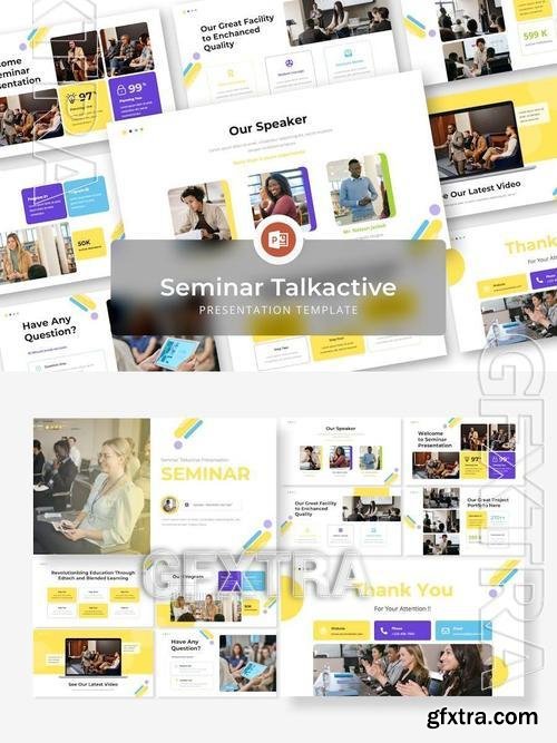 Seminar Talkactive Presentation PowerPoint N96EW28