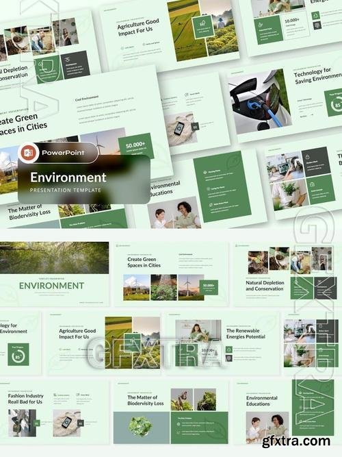 Environment Presentation Template PowerPoint GWUBHD9