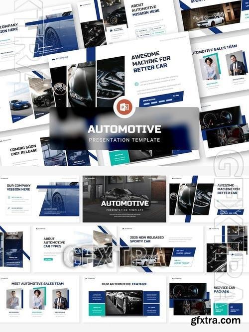 Automotive Presentation Template PowerPoint K9Y96ZQ