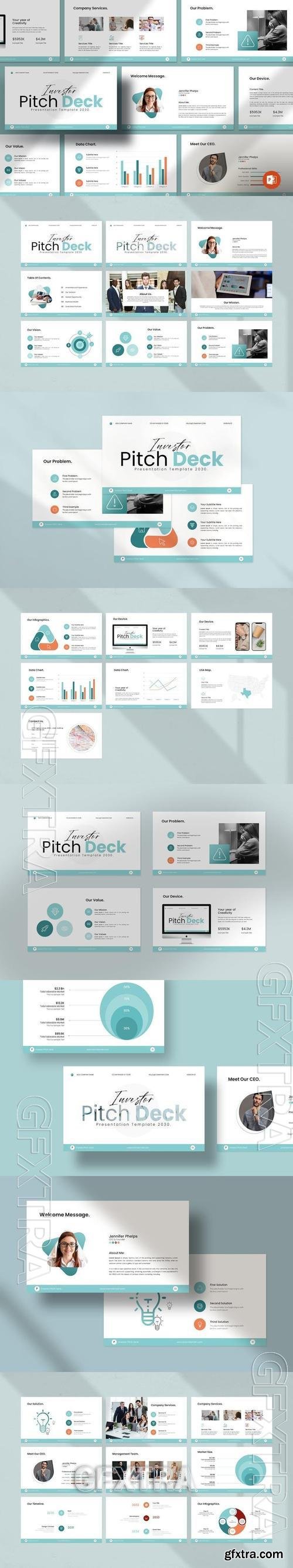 Investor Pitch Deck PowerPoint Template JVQV3YX