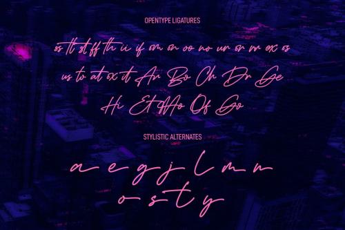 Drive Hearts Signature Script Font