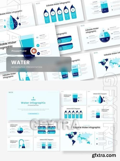 Water Infographic Presentation PowerPoint WSUEWH3