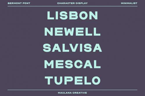 Bermont Sans Serif Display Font