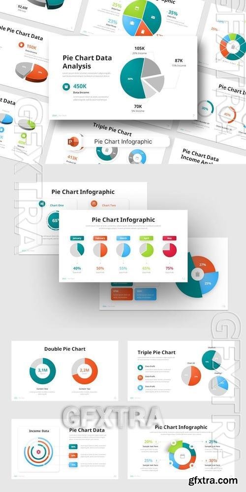 Pie Chart Infographic Template Z7GTDJ8