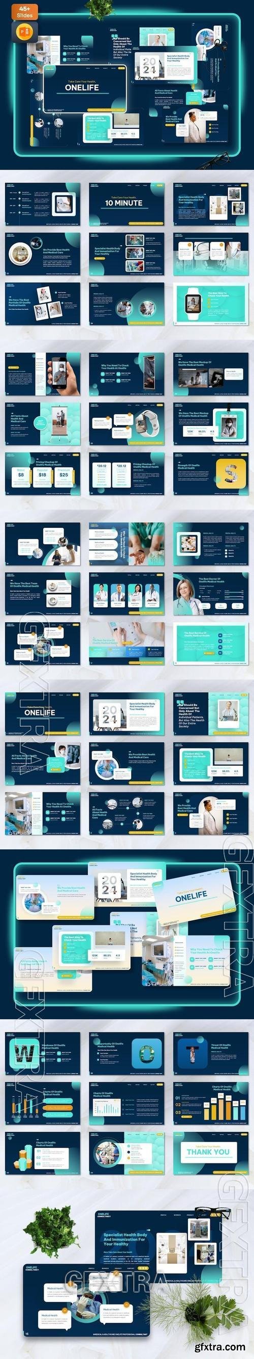 Onelife - Medical & Healthcare Powerpoint Template W99MYDA