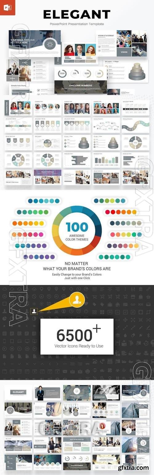 Elegant PowerPoint Presentation Template GW3BHQU