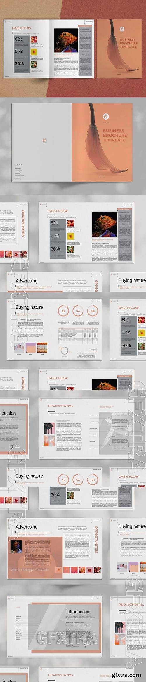 Peach Fuzz Brochure Template 38TZ6D6