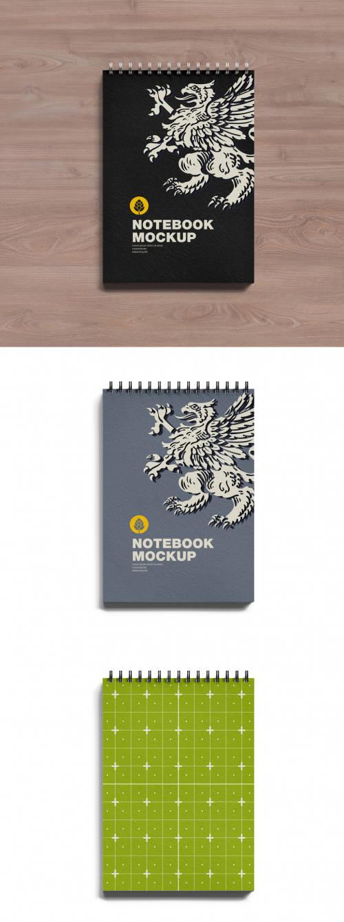 Notebook with Ring Mockup - 450203438