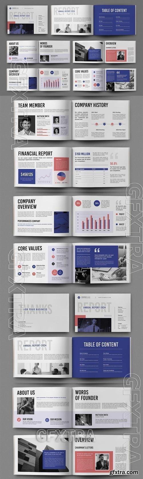 Company Annual Report Layout ZQYJYHM