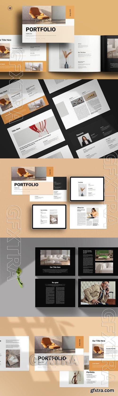 Portfolio Brochure Landscape Template 4CA4DET