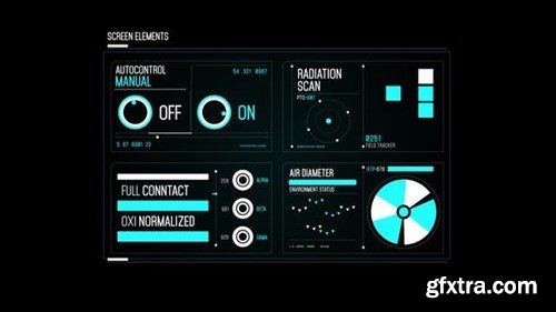 Videohive HUD Screen Autocontrol 50658212